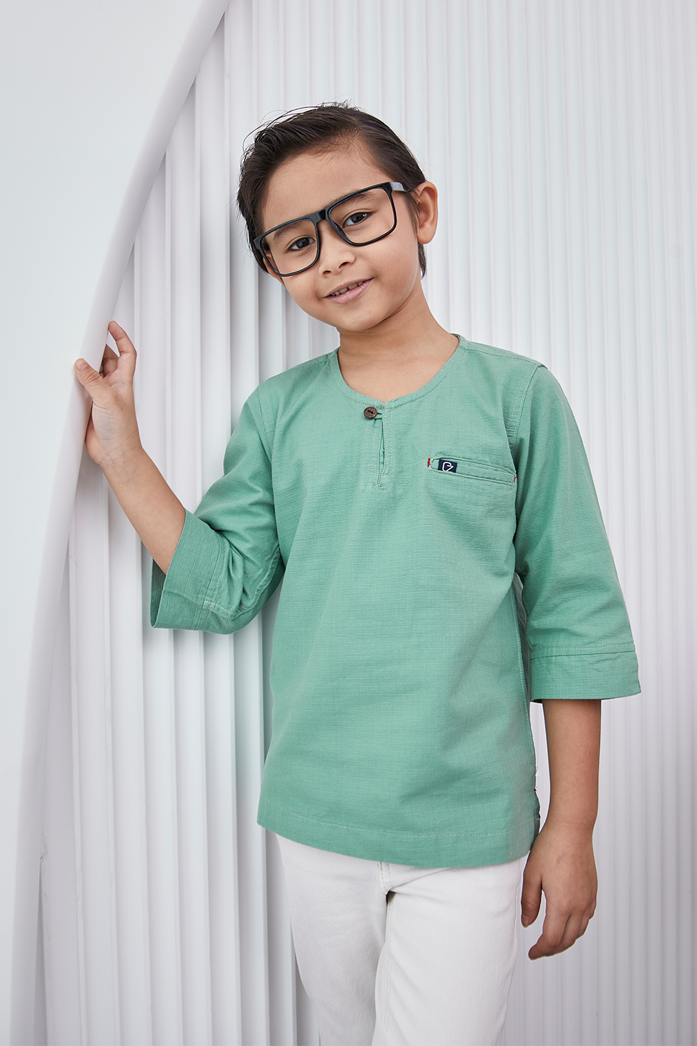Kurta Hayder Kids - Mint Green